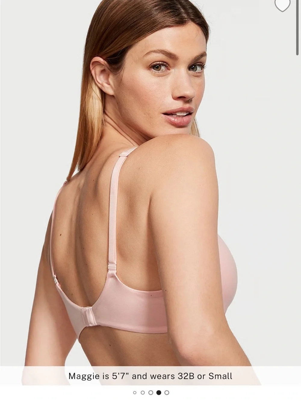 Victorias Secret Lightly Lined T-Shirt Bra NWT light pink 34DDD priced $54.95